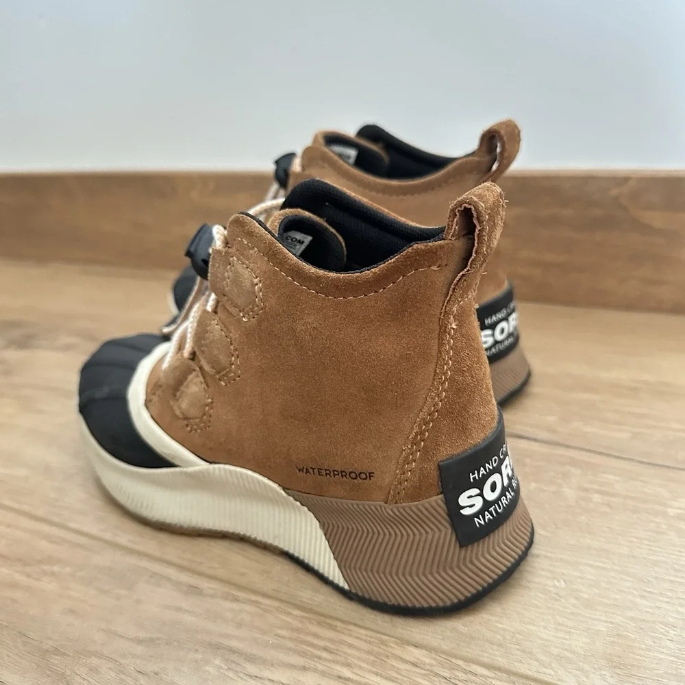 Sorel‎ Youth Out N About Classic Boot 1 Winter Waterproof Brown Suede